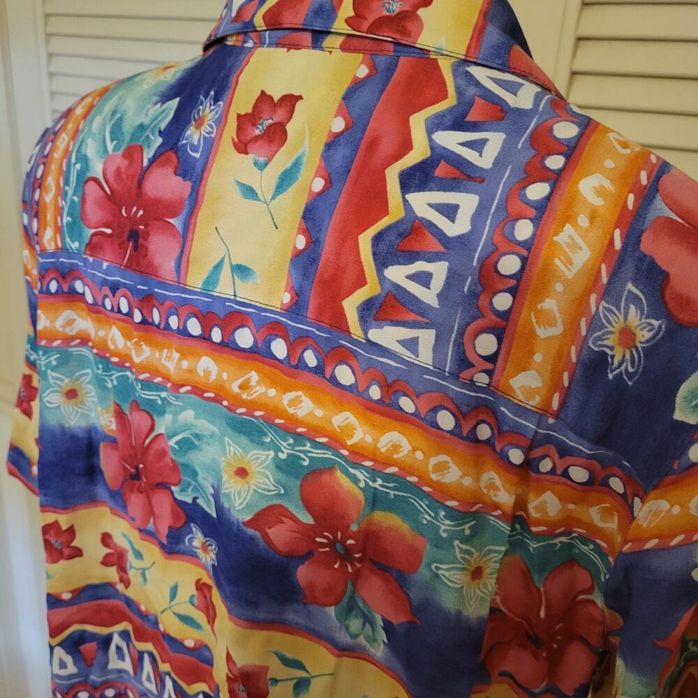 Alfred Dunner Vintage Multi-Patterned Women's Blo… - image 4